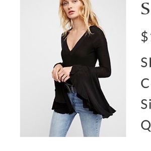 Free People so dramatic long sleeve top